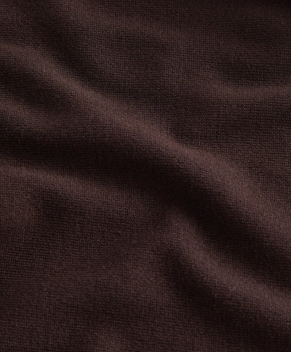 Wide leg straight knit trousers