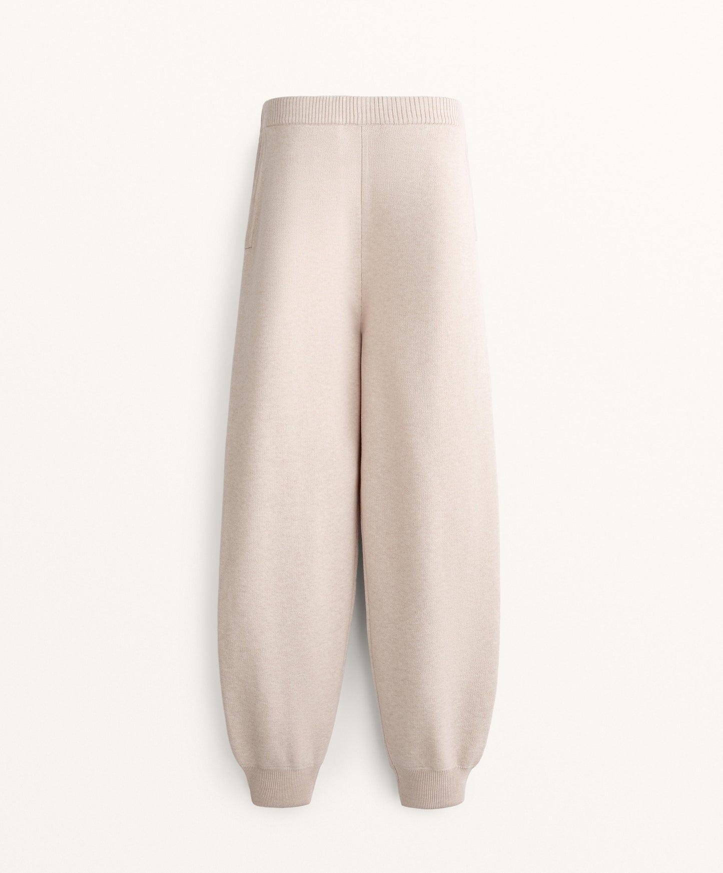 Knit jogger trousers