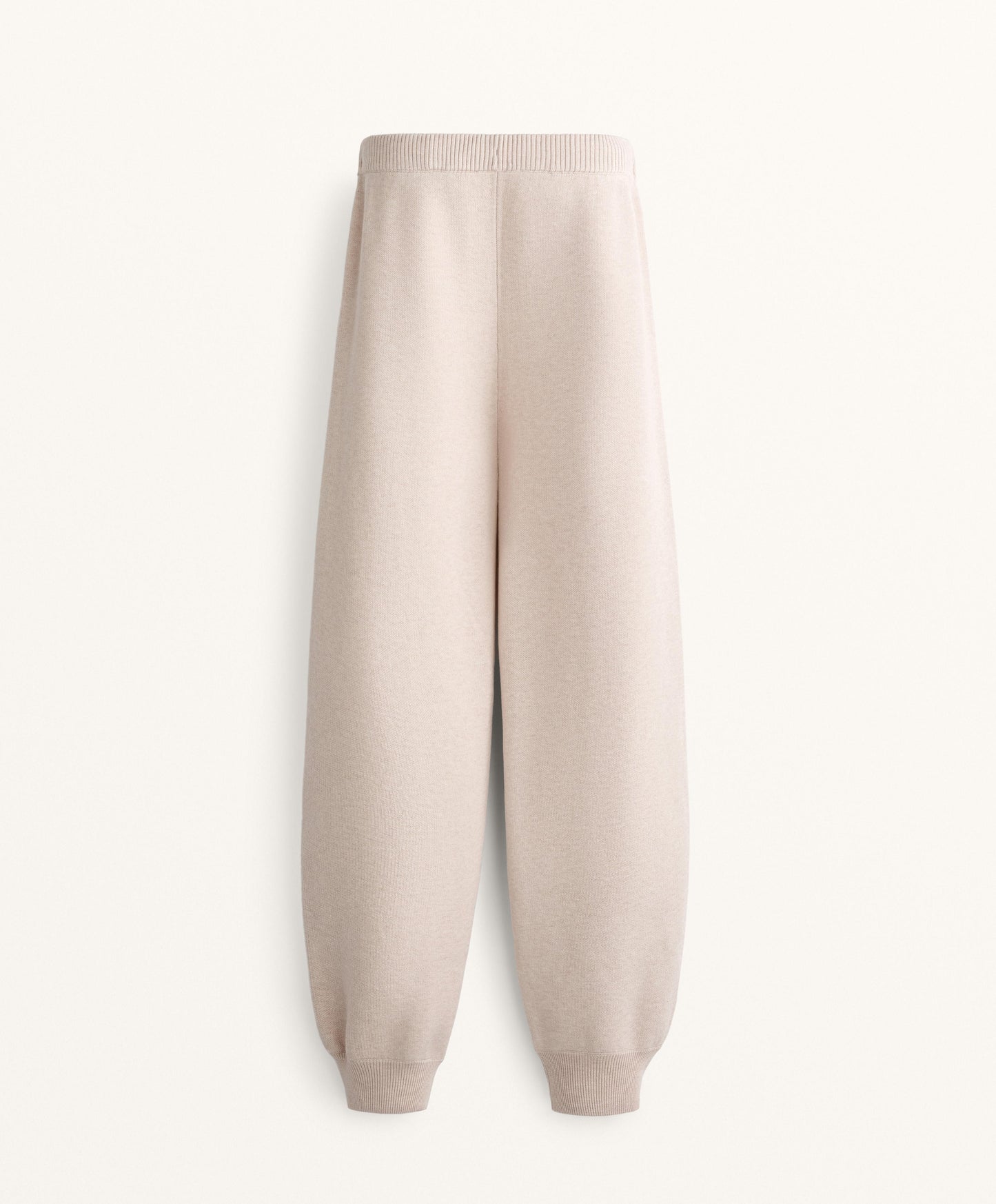 Knit jogger trousers