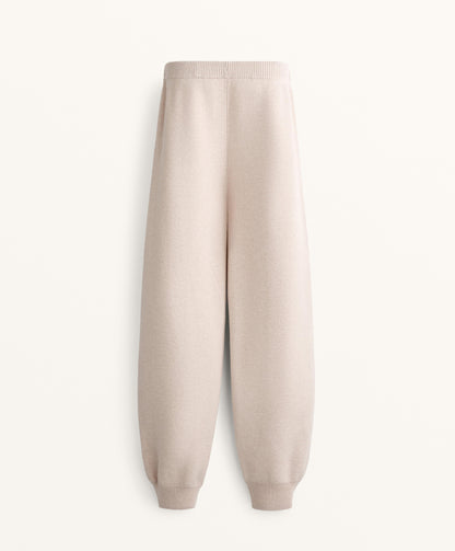 Knit jogger trousers