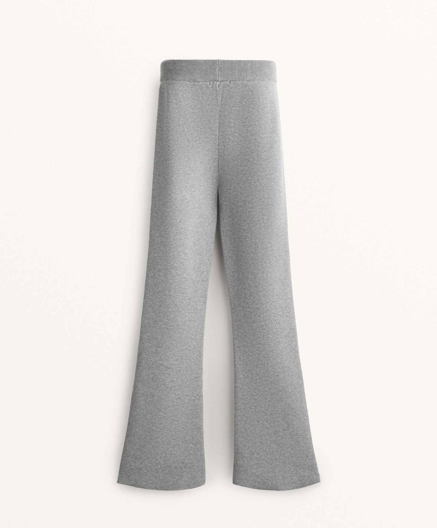 Flare knit trousers