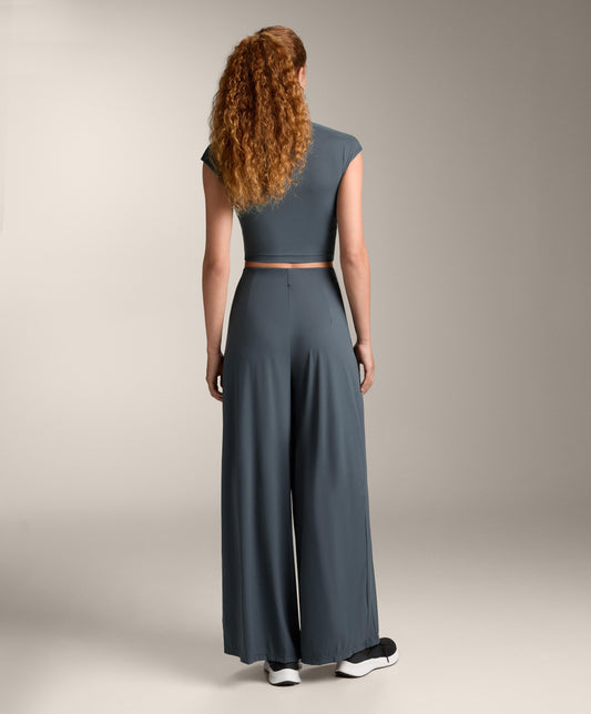 Light Touch Wide Leg Trousers