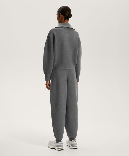Cocoon knit trousers