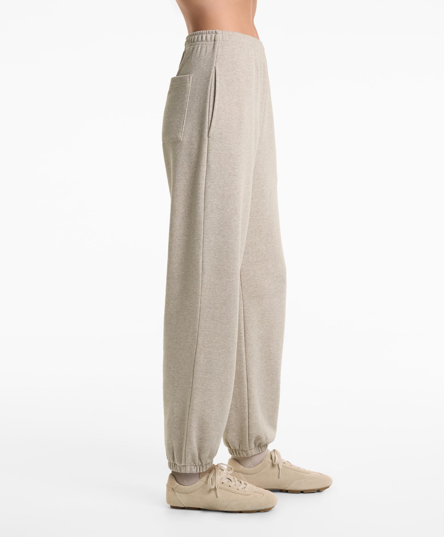 Relaxed fit cotton jogger trousers