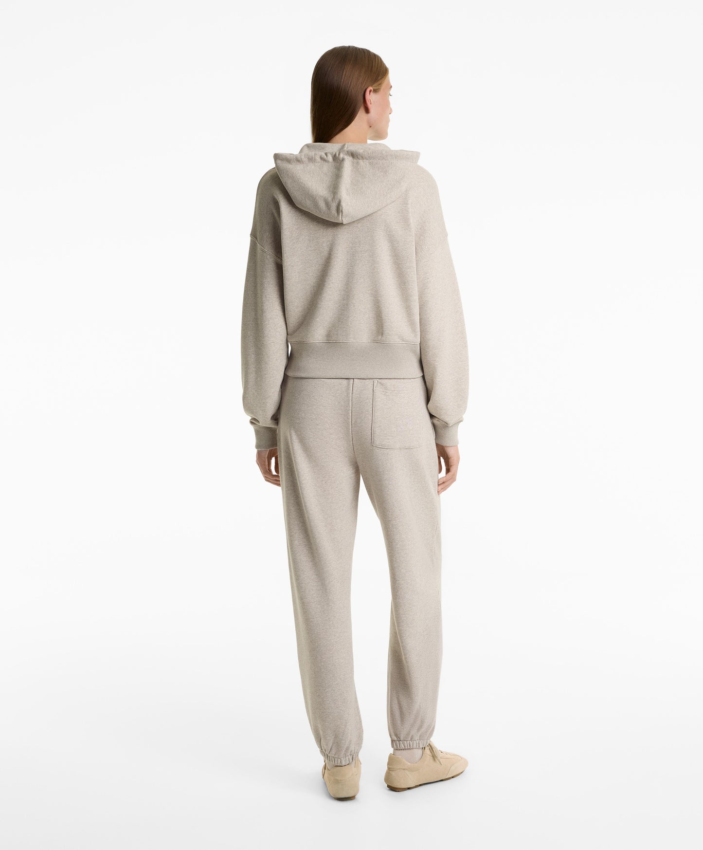 Relaxed fit cotton jogger trousers