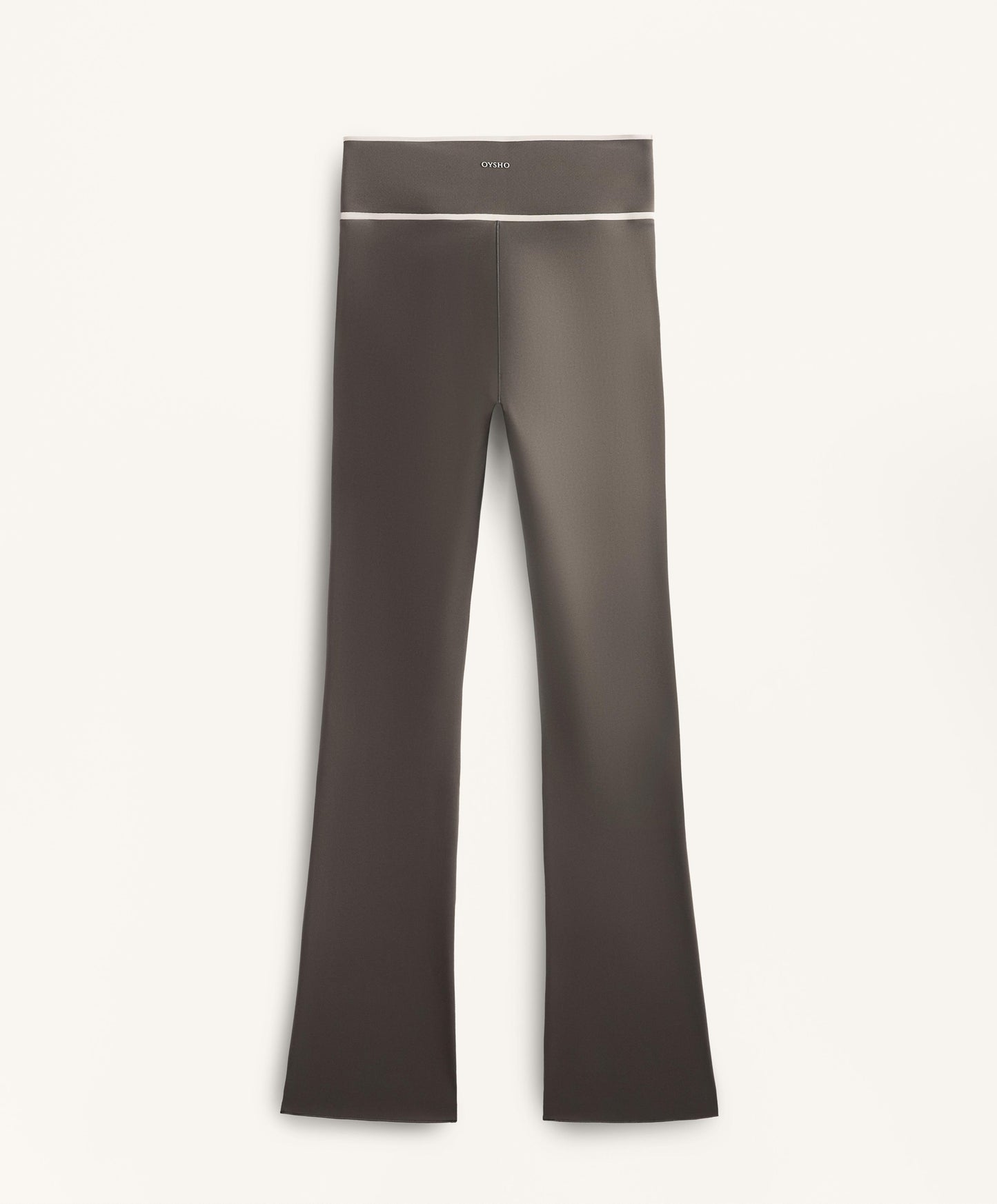 Perfect-adapt cross V-waist flare trousers