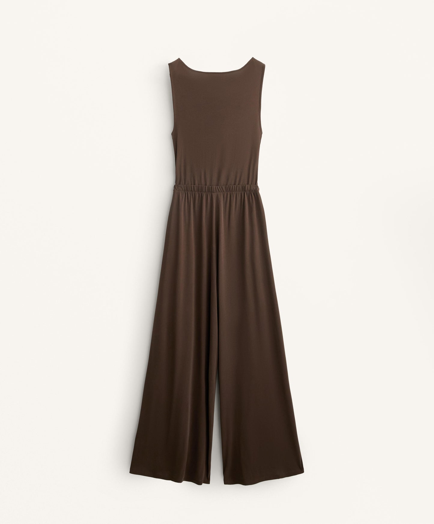 Floaty crossover jumpsuit with modal