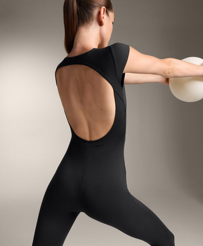 Comfortlux open back long jumpsuit