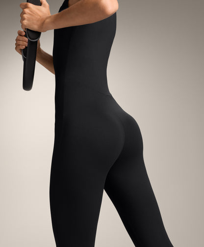 Comfortlux square neck jumpsuit