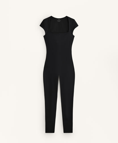 Comfortlux square neck jumpsuit