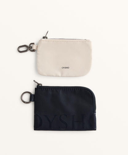 Two-piece wallet with lanyard