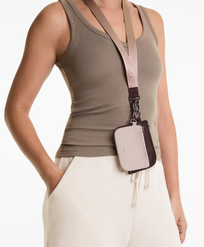Two-piece wallet with lanyard
