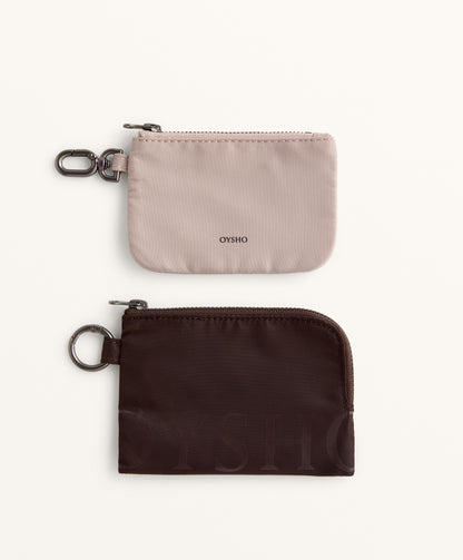 Two-piece wallet with lanyard