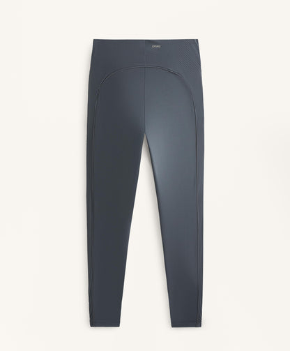 Comfortlux high rise ankle-length leggings with side rib detail