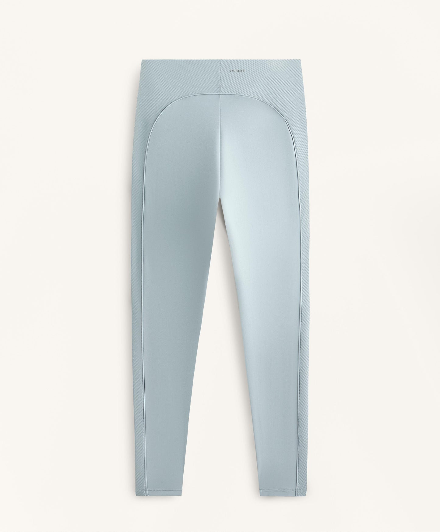 Comfortlux high rise ankle-length leggings with side rib detail