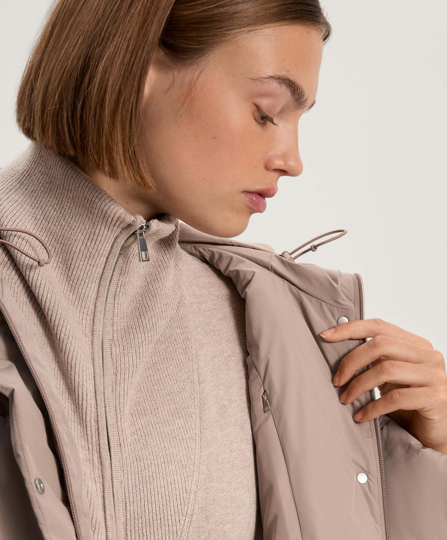 Primaloft water-repellent padded jacket