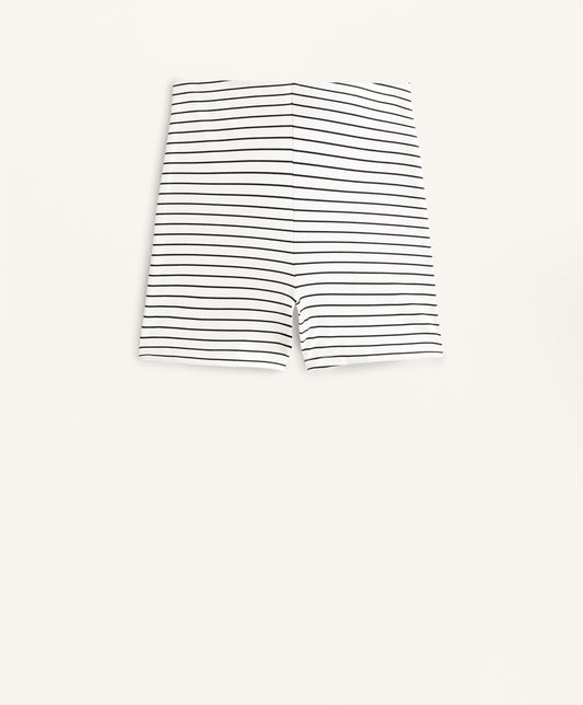 High-rise Evermove striped 8cm hot pant