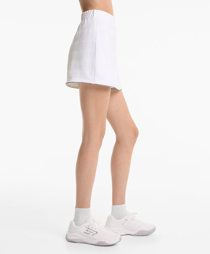 Jacquard piqu¨¦ skort 100% cotton