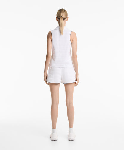 Jacquard piqu¨¦ skort 100% cotton