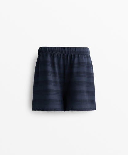 Jacquard piqu¨¦ skort 100% cotton