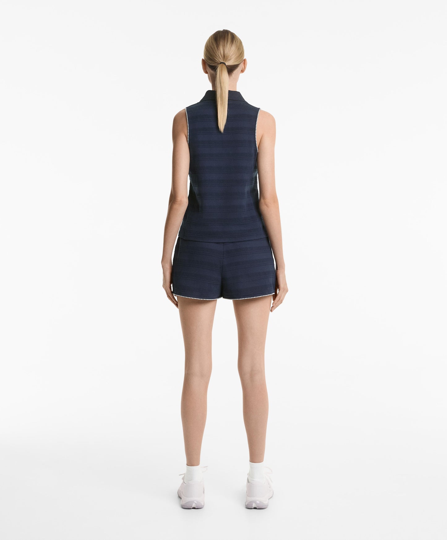 Jacquard piqu¨¦ skort 100% cotton