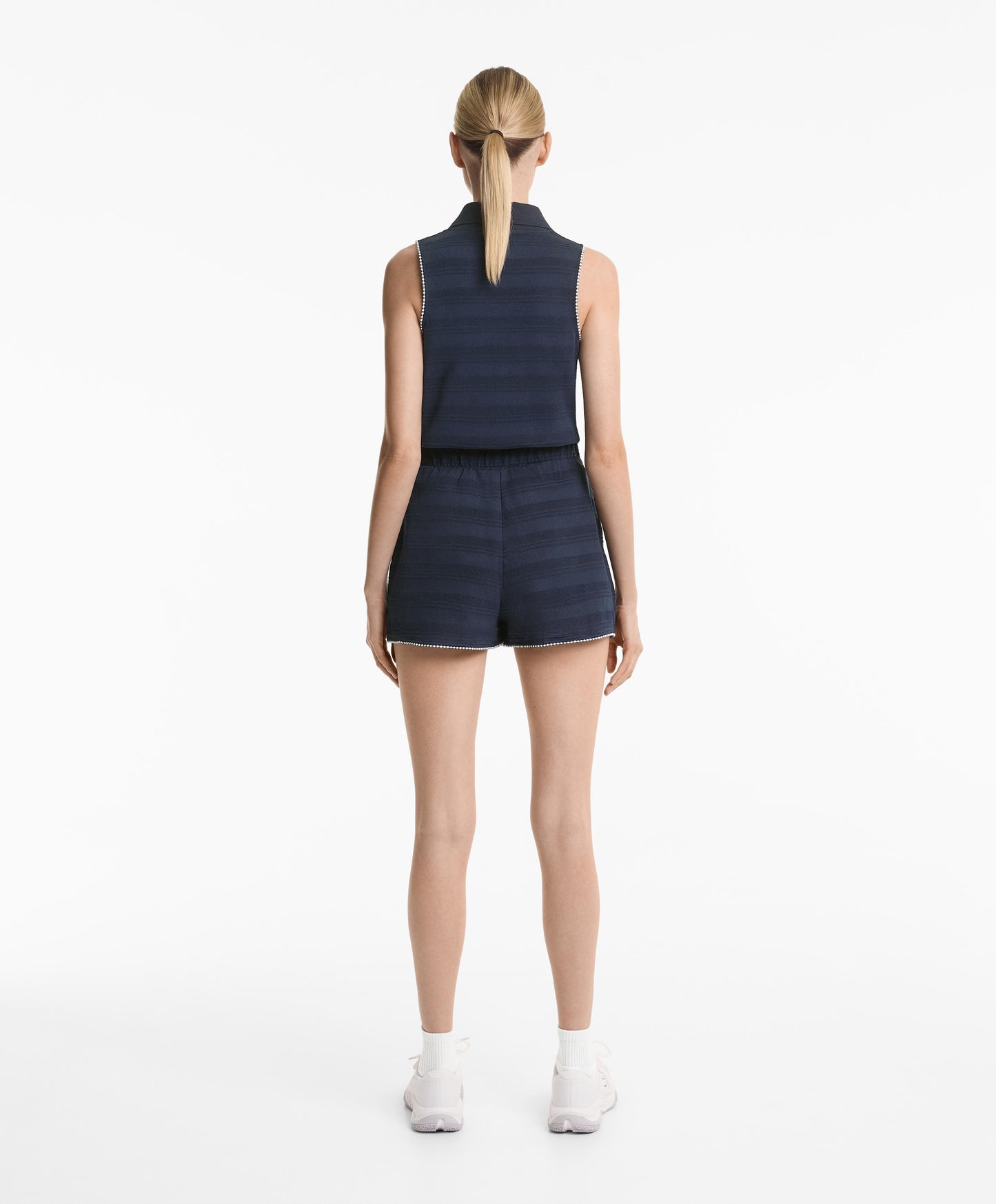 Jacquard piqu¨¦ skort 100% cotton