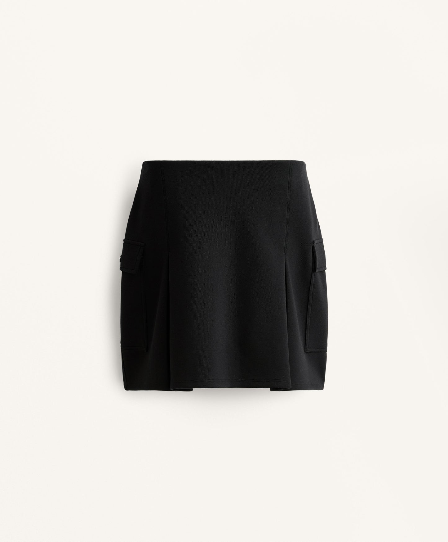 Cotton piqu¨¦ cargo skirt