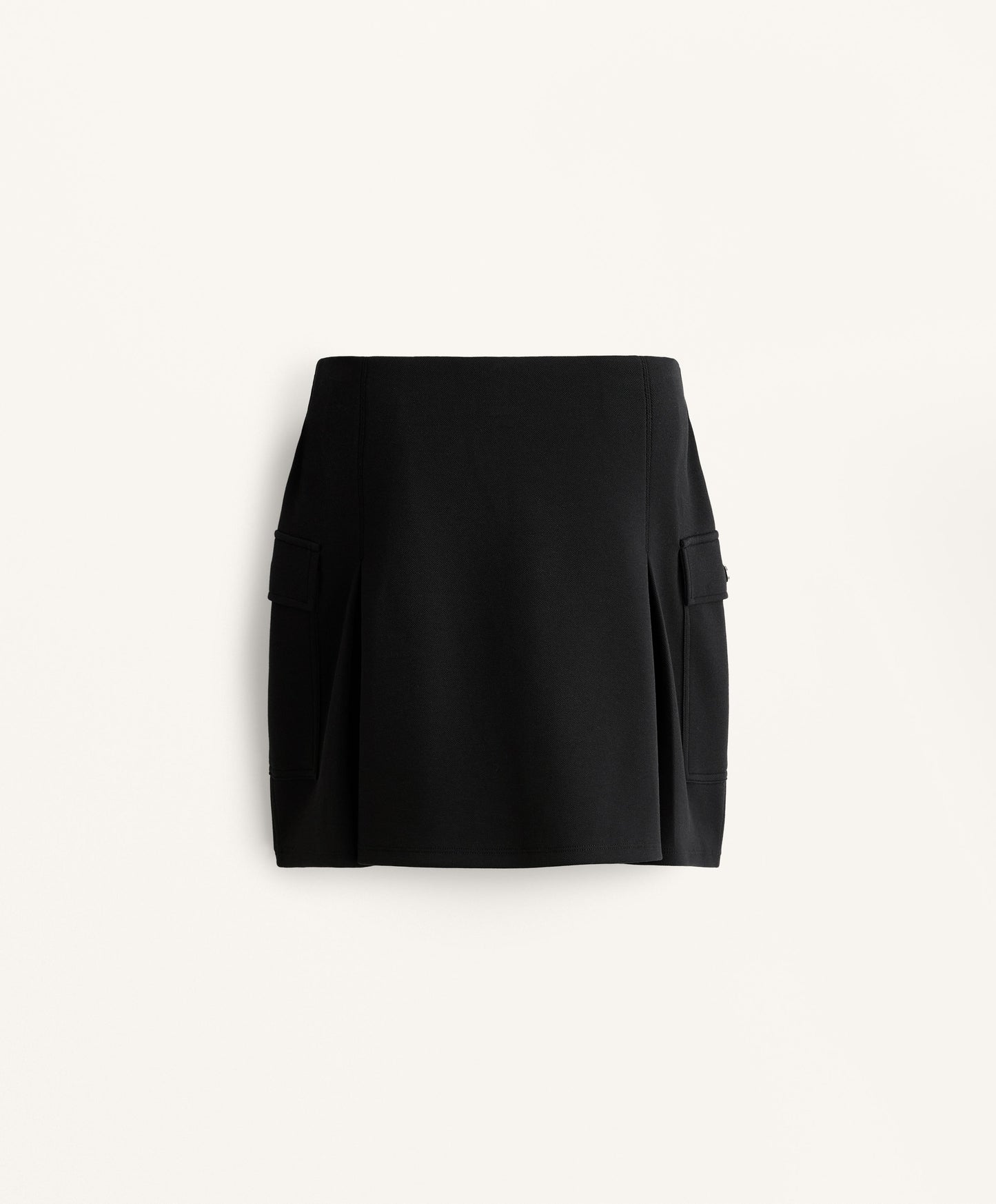 Cotton piqu¨¦ cargo skirt
