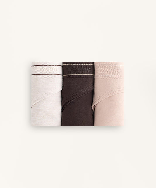 3 seamless soft touch thongs