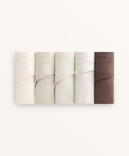5 seamless soft touch thongs