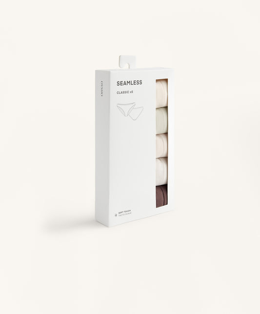 5 seamless soft touch classic briefs