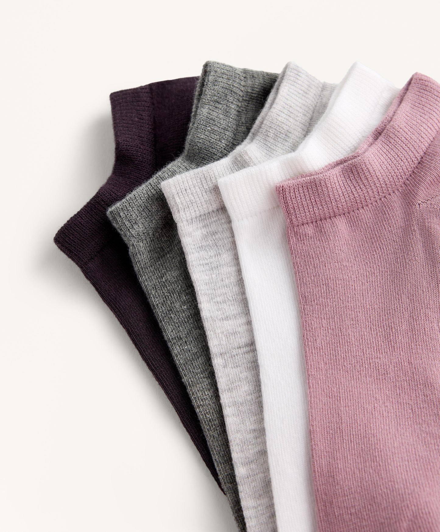 5-pack cotton-blend sneaker socks