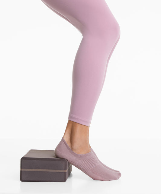 2 pairs of cotton blend yoga and Pilates socks