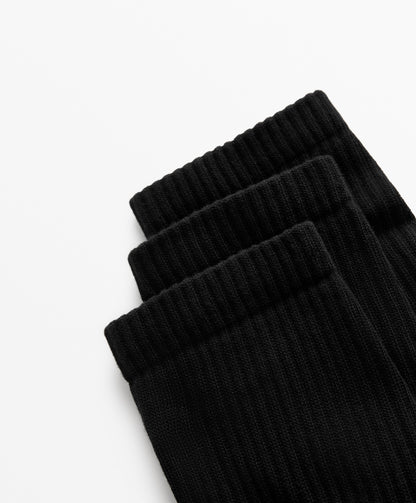 3 pairs of classic cotton blend sports socks