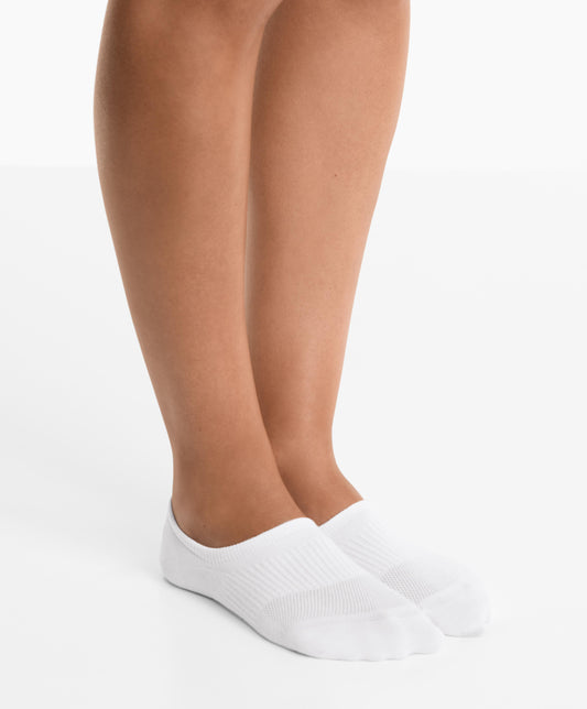 3 pairs of high cut sports invisible cotton blend socks
