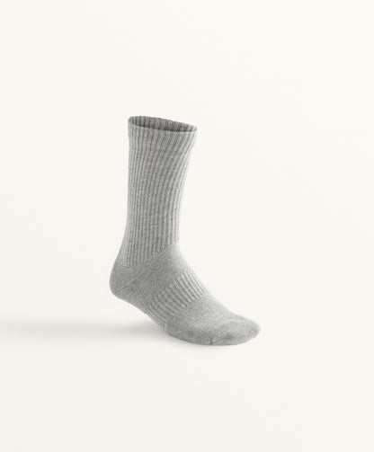 3 pairs of cotton blend classic sports socks