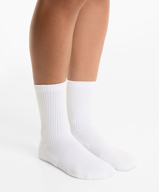 3 pairs of cotton blend classic sports socks