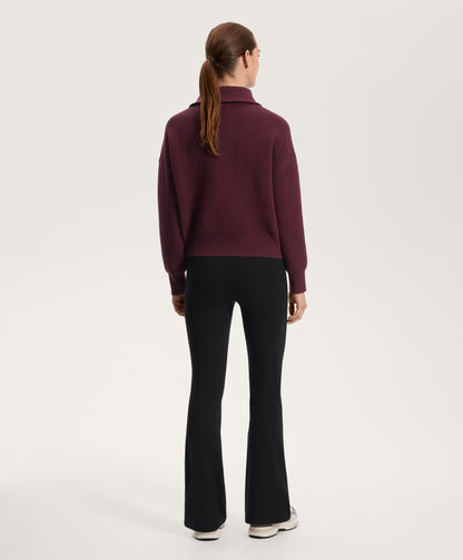 Textured Half-Zip Knit Jumper
