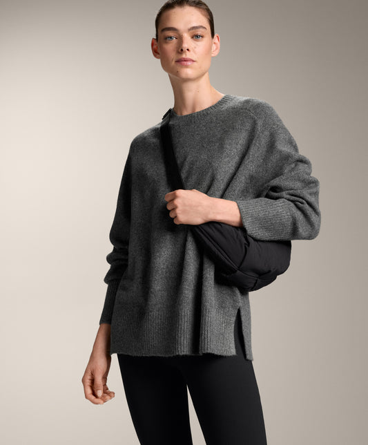 Soft knit round neck jumper