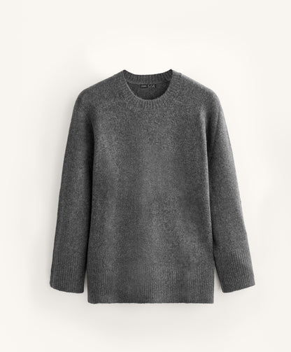 Soft knit round neck jumper
