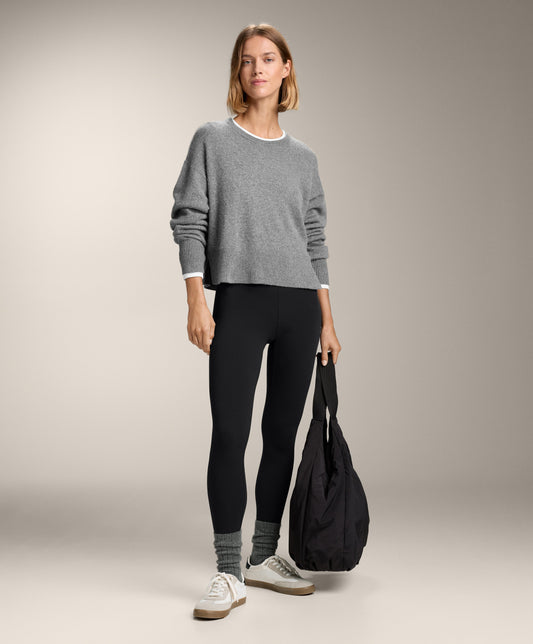 100% cashmere knit round-neck jumper