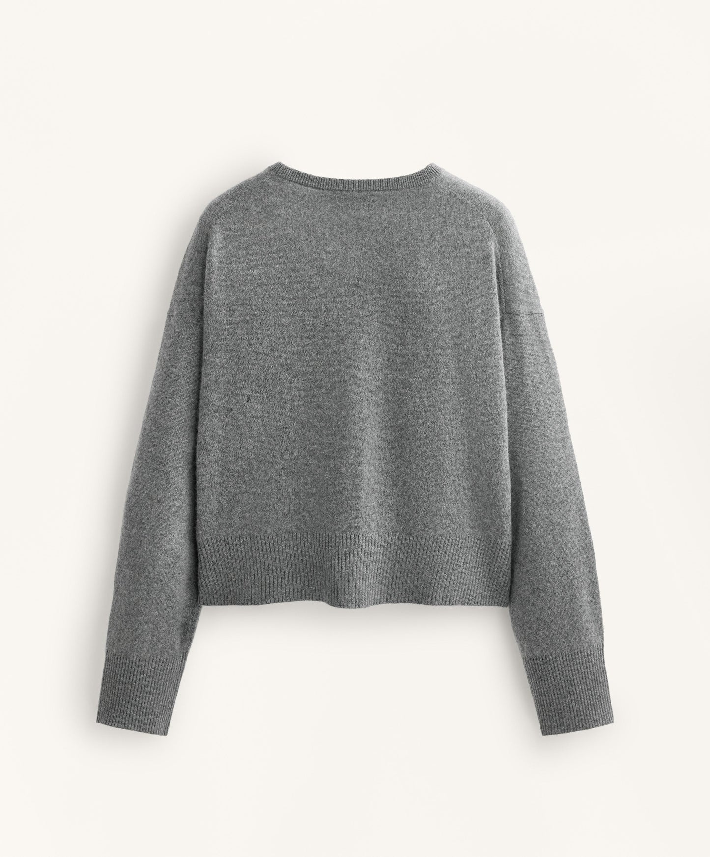100% cashmere knit round-neck jumper