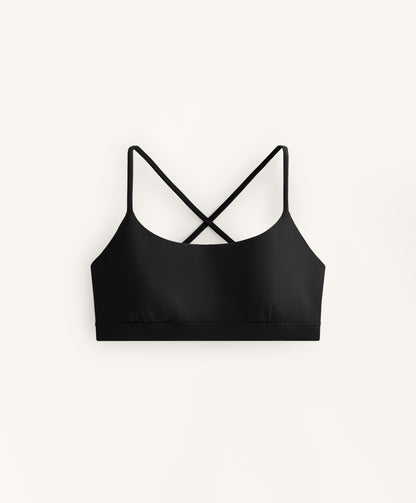Light-support Comfortlux crossover-strap sports bra