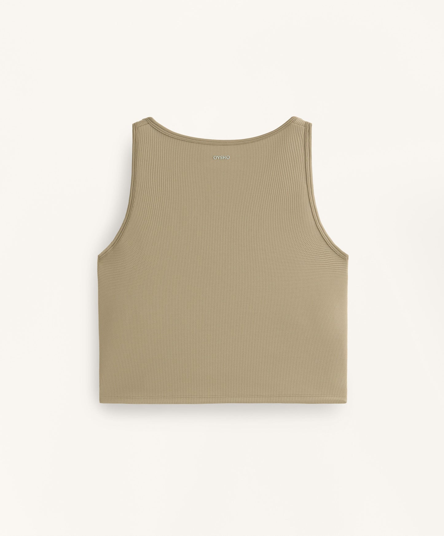 Sleeveless Waffle tank top