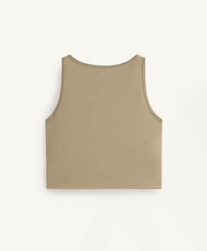 Sleeveless Waffle tank top