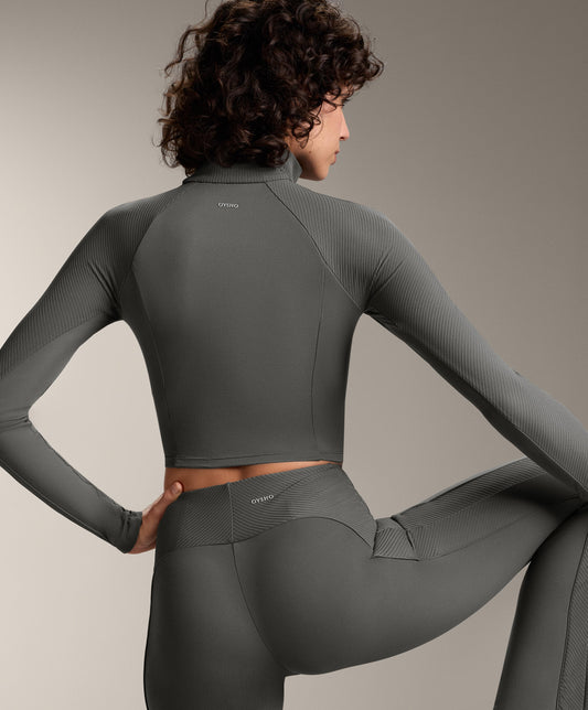 Comfortlux long sleeve rib side tank top