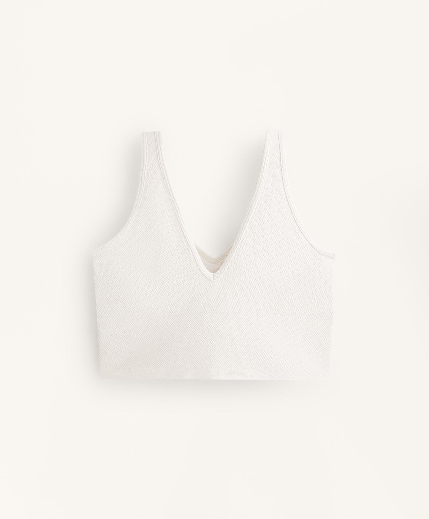 Structured rib tank top