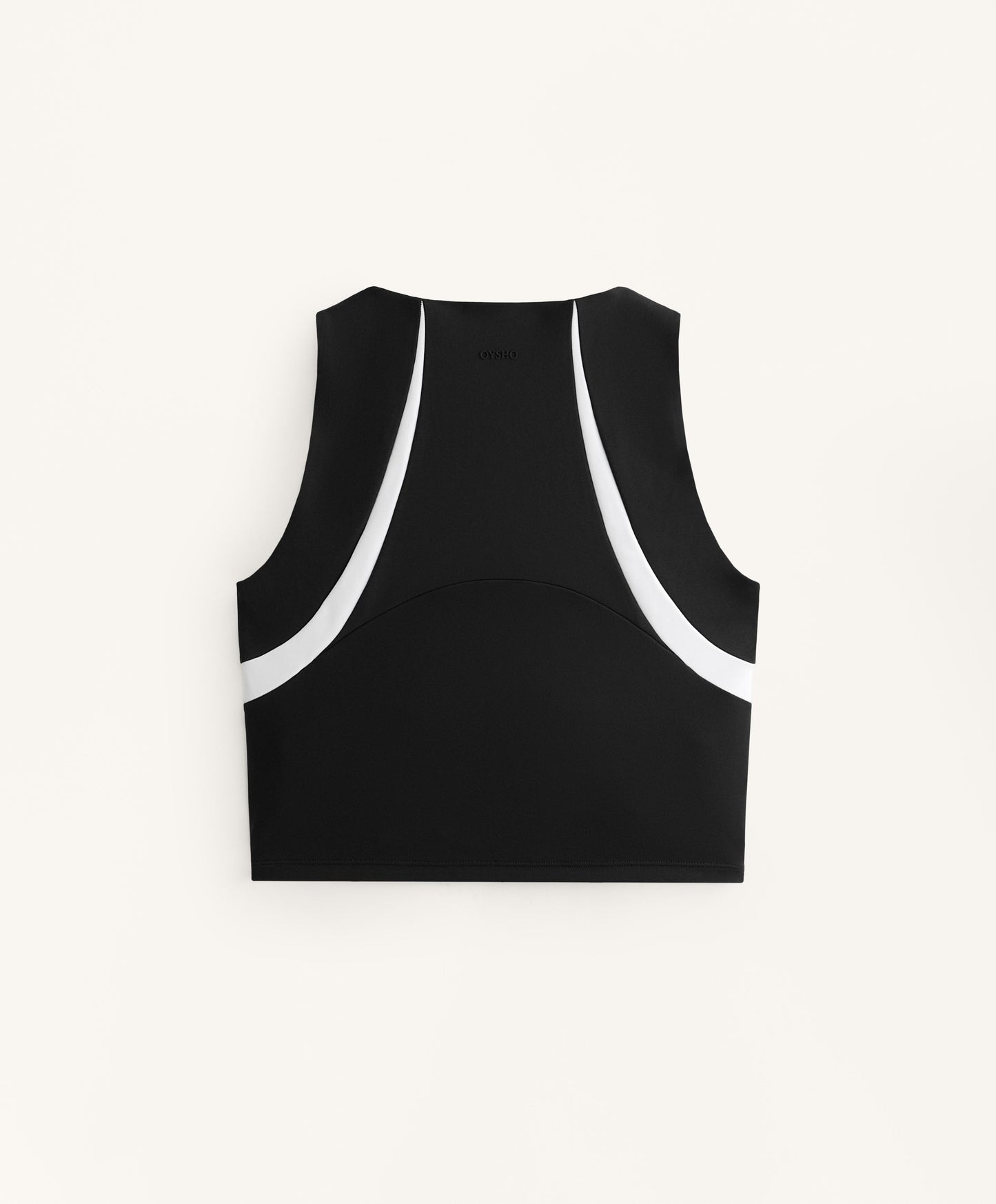 Line detail compressive tank top