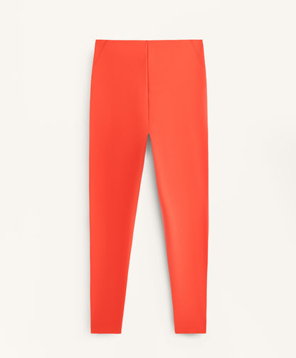 High-rise compressive core control 65cm ankle-length leggings