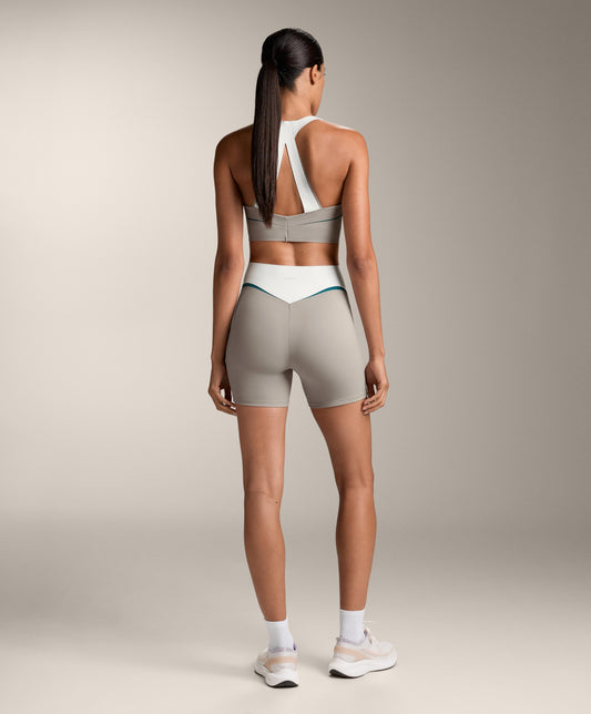 High rise Compressive line details core control 10 cm Hot pants